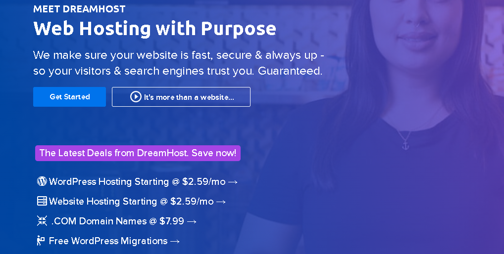 Dreamhost Website Hosting Affiliate Programs
