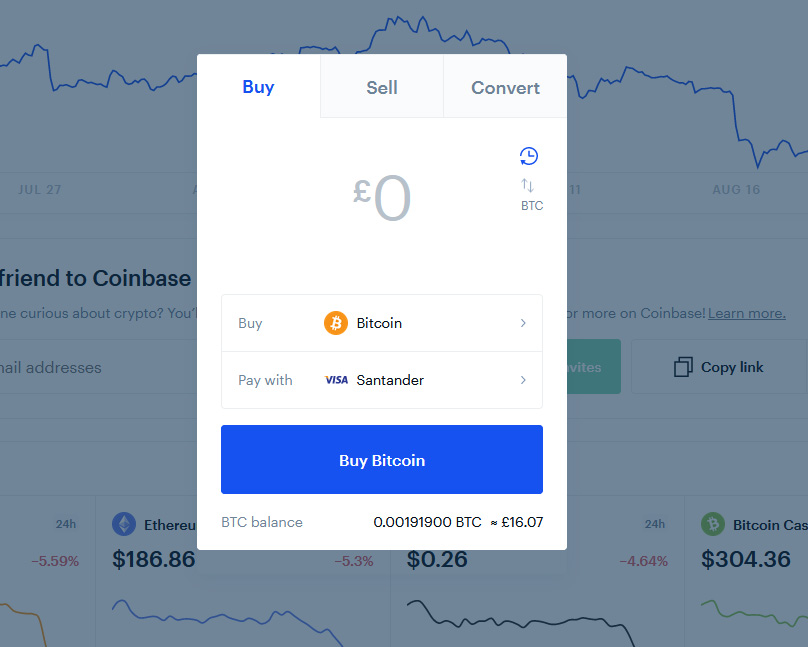 Purchase Cryptocurrency