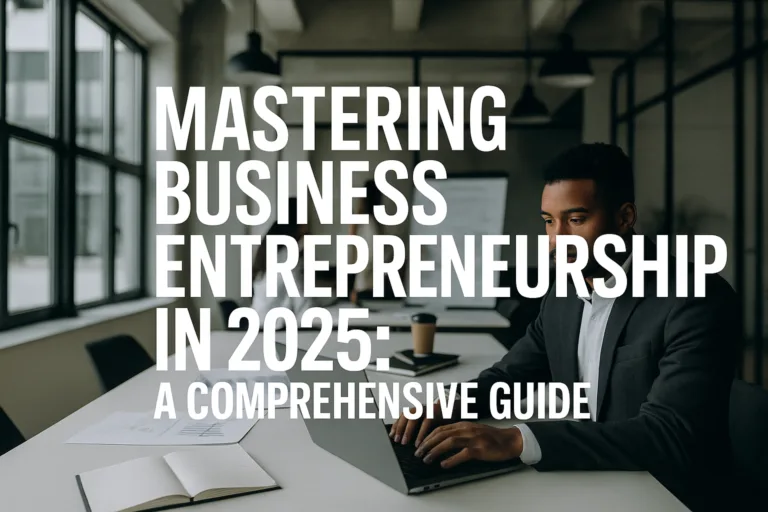 Mastering Business Entrepreneurship Guide : Start & Grow Your Venture | Start Entrepreneur Online Mastering Business Entrepreneurship