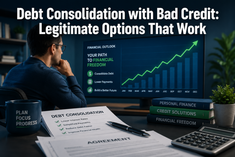 Debt Consolidation with Bad Credit Legitimate Options That Work