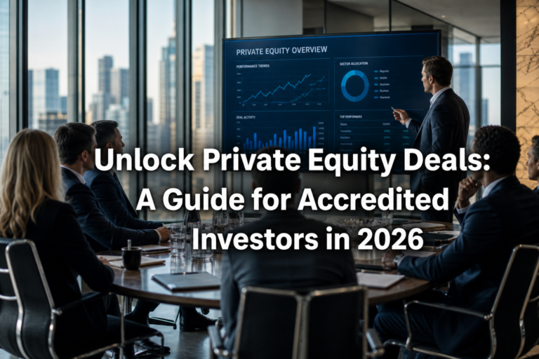 How Accredited Investors Access Private Equity Deals in