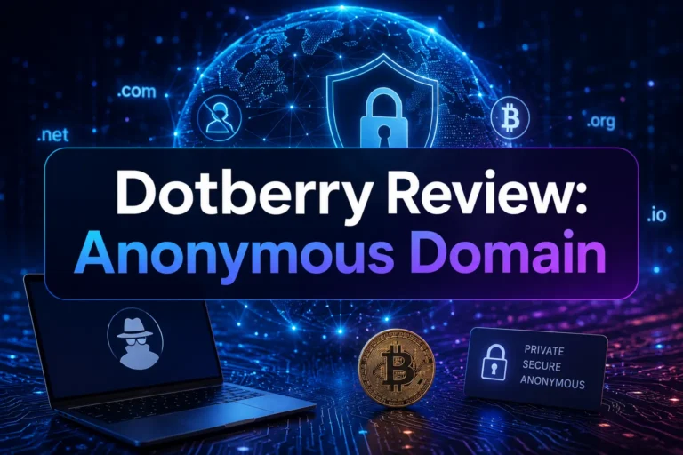 Dotberry Review: Anonymous Domain Registration with Crypto (No KYC)
